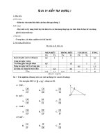 Tiết 19 Kiểm tra chương 1