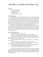 SỰ SINH SẢN Ở THỰC VẬT
