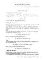 Phương pháp điều chế kim loại (Hồ Chí Tuấn - ĐH Y HN)