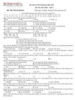 LTĐH Hóa 2010 số 7