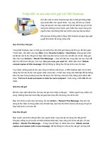 Triệu hồi và sửa thư trót gửi với MS Outlook