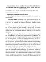 LÝ LUẬN CƠ BẢN VỀ THỊ TRƯỜNG VÀ HOẠT ĐỘNG MỞ RỘNG THỊ TRƯỜNG TIÊU THỤ SẢN PHẨM Ở CÔNG TY LIÊN DOANH TNHH HẢI HÀ