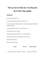 Thủ tục huỷ bỏ hiệu lực văn bằng bảo hộ sở hữu công nghiệp