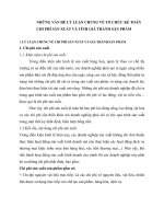 NHỮNG VẤN ĐỀ LÝ LUẬN CHUNG VỀ TỔ CHỨC KẾ TOÁN CHI PHÍ SẢN XUẤT VÀ TÍNH GIÁ THÀNH SẢN PHẨM