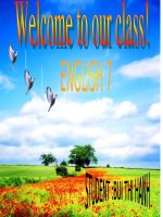 Enghish 7 unit 12 Lesson 1