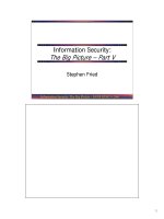 Information Security: The Big Picture – Part V