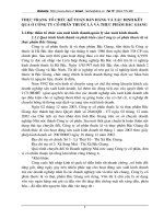 THỰC TRẠNG TỔ CHỨC KẾ TOÁN BÁN HÀNG VÀ XÁC ĐỊNH KẾT        QUẢ Ở CÔNG TY CỔ PHẦN THUỐC LÁ VÀ THỰC PHẨM BẮC GIANG