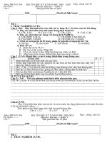 Đề kiểm tra học kỳ 2-hóa 9