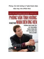 Phỏng vấn tình huống & Nghệ thuật nhận diện ứng viên (Phần Hai)
