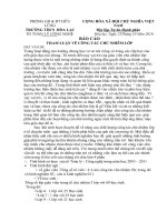 tham luận nâng cao năng lực giáo viên CN ( cấp tổ )