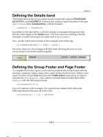Pentaho Reporting 3.5 for Java Developers- P3