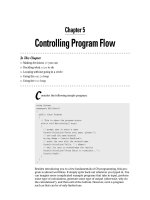 Controlling Program Flow