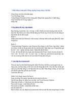 THỦ THUẬT TIN HỌC