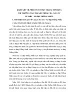 KHẢO SÁT VÀ PHÂN TÍCH THỰC TRẠNG MỞ RỘNG