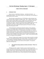 Sec - Online Brokerage. Keeping Apace Of Cyberspace(PDF)