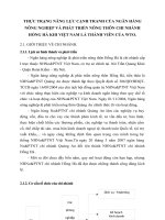 THỰC TRẠNG NĂNG LỰC CẠNH TRANH CỦA NGÂN HÀNG NÔNG NGHIỆP VÀ PHÁT TRIỂN NÔNG THÔN CHI NHÁNH HỒNG HÀ KHI VIỆT NAM LÀ THÀNH VIÊN CỦA WTO