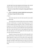 ĐỀ XUẤT MỘT SỐ GIẢI PHÁP MARKETING ĐỂ ĐẨY MẠNH TIÊU THỤ SẢN PHẨM CỦA CÔNG TY CỔ PHẦN THIẾT BỊ XĂNG DẦU PETROLIMEX