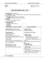 Hường giao an 6 (tuần 11)