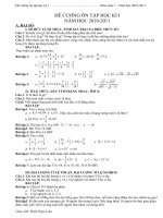 de cuong on tap ky I