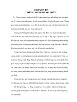 Chuyen de chung minh THCS