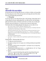 Các chuyên đề luyện thi đại học