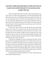 GIẢI PHÁP VÀ KIẾN NGHỊ NHẰM NÂNG CAO HIỆU QUẢ CÔNG TÁC THANH TOÁN CHUYỂN TIỀN ĐIỆN TỬ TẠI NGÂN HÀNG CÔNG THƯƠNG TIÊN SƠN