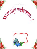 UNIT 5 - GETTING STARTED (G8)