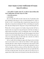 THỰC TRẠNG VÀ PHÁT TRIỂN KINH TẾ TRANG TRẠI CỦA SƠN LA