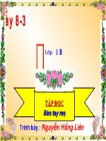 Bai tap Ban tay me lop 1