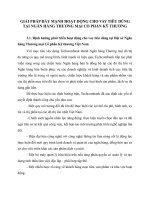 GIẢI PHÁP ĐẨY MẠNH HOẠT ĐỘNG CHO VAY TIÊU DÙNG TẠI NGÂN HÀNG THƯƠNG MẠI CỔ PHẦN KỸ THƯƠNG