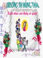 Bài 3: Hàng phím dưới