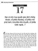 Làm giàu từ chứng khoán Phần 11
