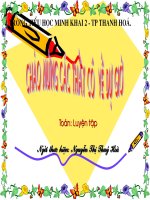 LUYEN TAP: CONG TRU TRONG PHAM VI 6