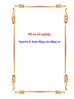 Đồ án tốt nghiệp - Nguyên lý hoạt động của động cơ