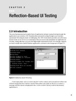 Reflection-Based UI Testing