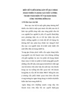 MỘT SỐ Ý KIẾN ĐÓNG GÓP VỀ QUÁ TRÌNH HOÀN THIỆN VÀ NÂNG CAO CHẤT LƯỢNG THANH TOÁN ĐIỆN TỬ TẠI NGÂN HÀNG CÔNG THƯƠNG ĐỐNG ĐA