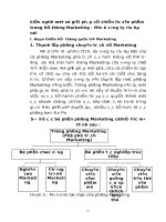 KIẾN NGHỊ MỘT SỐ GIẢI PHÁP VỀ CHIẾN LƯỢC SẢN PHẨM TRONG HỆ THỐNG MARKETING - MIX Ở CÔNG TY RƯỢU HÀ NỘI