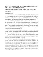 THỰC TRẠNG CÔNG TÁC QUẢN LÍ DỰ ÁN TẠI BAN QLDA CÁC CÔNG TRÌNH ĐIỆN MIỀN BẮC