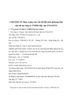 CHƯƠNG II Thực trạng của vấn đề đổi mới phương tiện vận tải tại công ty TNHH tiếp vận VINAFCO