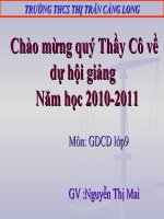 Bài 9: LÀM VIỆC CÓ NĂNG SUẤT, CHẤT LƯỢNG, HIỆU QUẢ