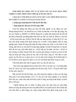 TÌNH HÌNH HUY ĐỘNG VỐN VÀ SỬ DỤNG VỐN TẠI NGÂN HÀNG NÔNG NGHIỆP VÀ PHÁT TRIỂN NÔNG THÔN QUẬN HAI BÀ TRƯNG