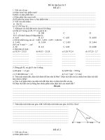 Bộ đề kiểm tra HKI