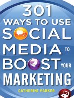 301 ways to use social media to boost your marketing