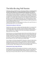 Tìm hiểu tấn công Null Session