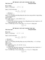 de KSCL giua ki I lop 9