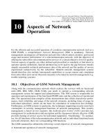GSM switching services and protocols P10