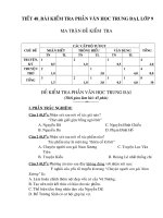 Văn 9_Kiểm tra văn học trung đại_Tiết 48(2)