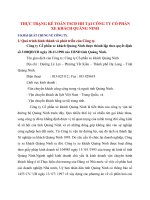 THỰC TRẠNG KẾ TOÁN TSCĐ HH TẠI CÔNG TY CỔ PHẦN XE KHÁCH QUẢNG NINH