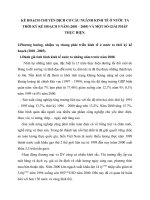 KẾ HOẠCH CHUYỂN DỊCH CƠ CẤU NGÀNH KINH TẾ Ở NƯỚC TA THỜI KỲ KẾ HOẠCH 5 NĂM (2001 - 2005) VÀ MỘT SỐ GIẢI PHÁP THỰC HIỆN