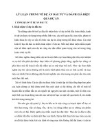 LÝ LUẬN CHUNG VỀ DỰ ÁN ĐẦU TƯ VÀ ĐÁNH GIÁ HIỆU QUẢ DỰ ÁN